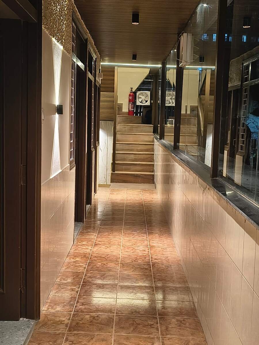 First-floor corridor